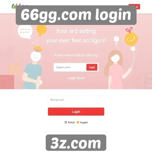Acessibilidade do login no site 66gg.com