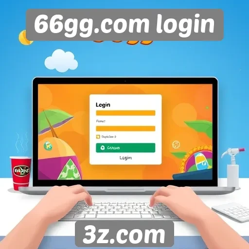 Acessando funcionalidades do site 66gg.com login