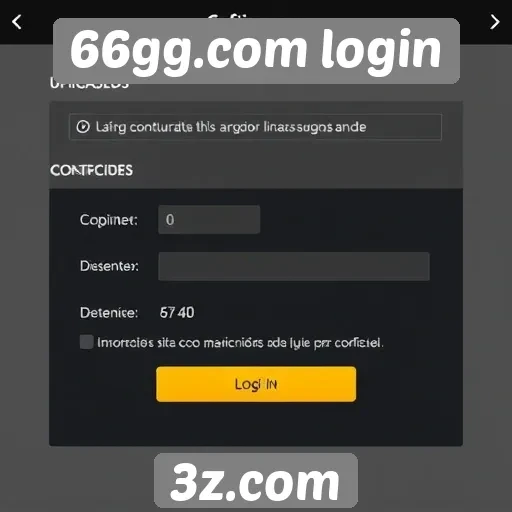Configurações de conta no 66gg.com a importância